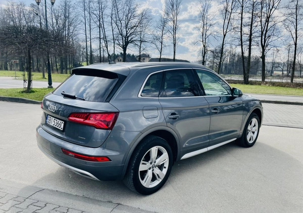 Audi Q5 cena 122800 przebieg: 65000, rok produkcji 2019 z Biała małe 667